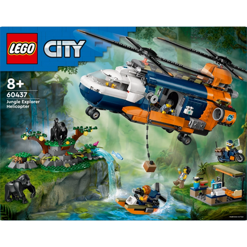 Jungle Explorer Helicopter at Base Camp- 881 Pcs