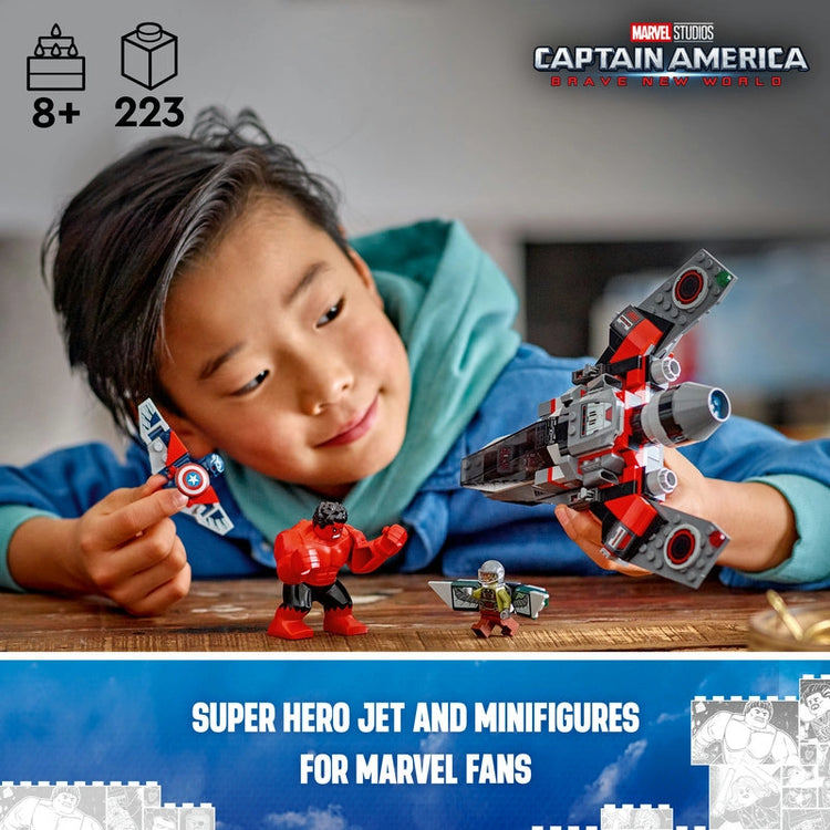 Captain America vs. Red Hulk Battle- 223 Pcs