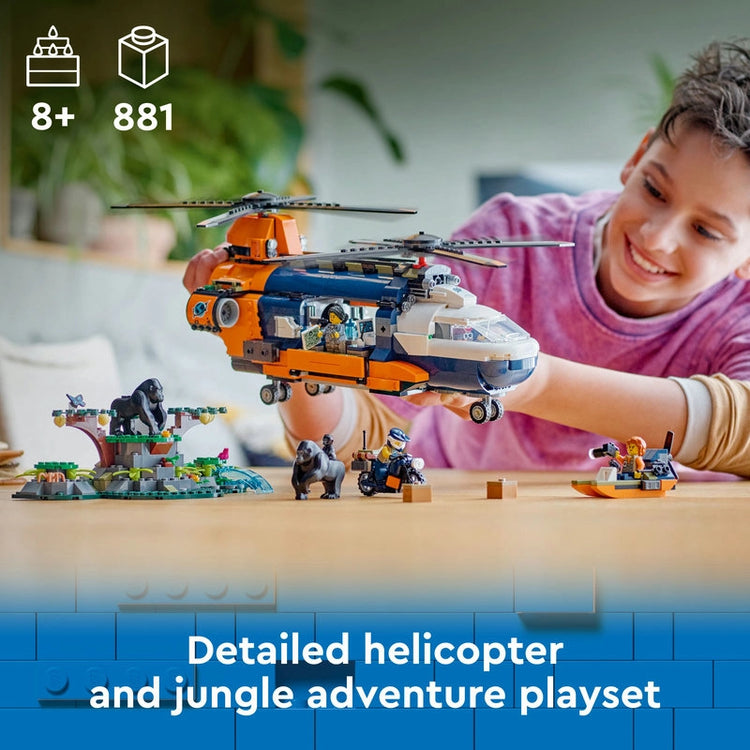 Jungle Explorer Helicopter at Base Camp- 881 Pcs