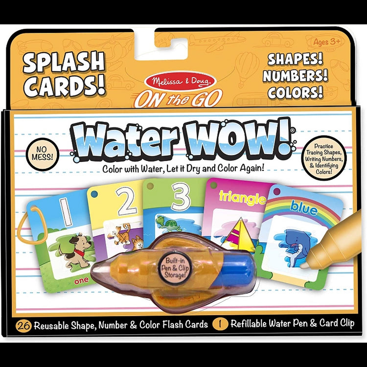 Water Wow! Number, Color, Shape Cards