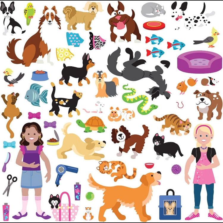 Puffy Sticker Activity Book- Pets Place