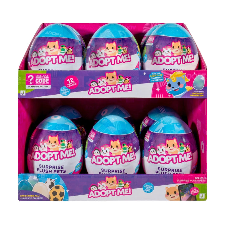 Adopt Me- Little Plush (Surprise Plush Pets) Assortment- 12 Pcs