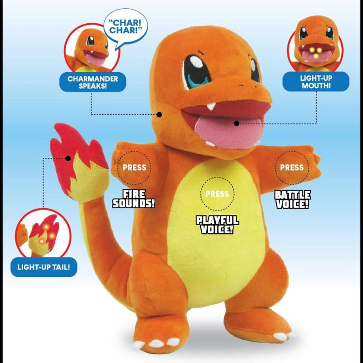Pokemon Feature Plush (Flame Action) Charmander