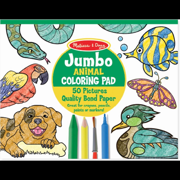 Jumbo Coloring Pad- Animal
