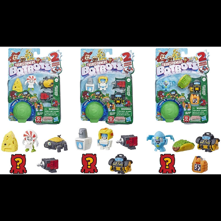 Transformers BotBots Pack Shed Heads- Set 3