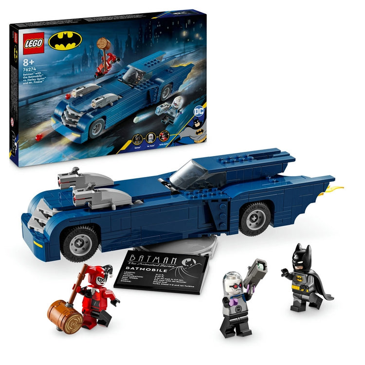 Batman with the Batmobile vs. Harley Quinn and Mr. Freeze- 435 Pcs