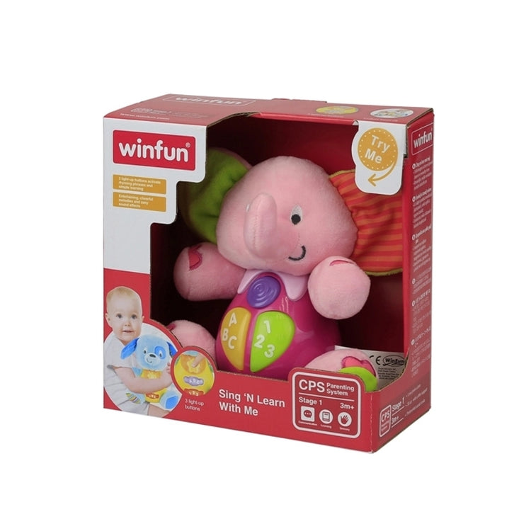 Sing 'N Learn With Me-Timber the Elephant (Pink)