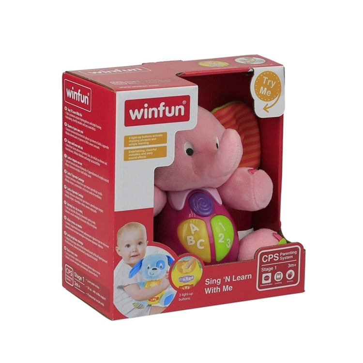 Sing 'N Learn With Me-Timber the Elephant (Pink)
