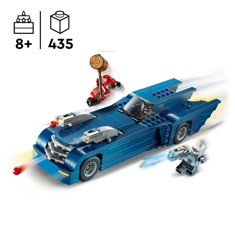 Batman with the Batmobile vs. Harley Quinn and Mr. Freeze- 435 Pcs