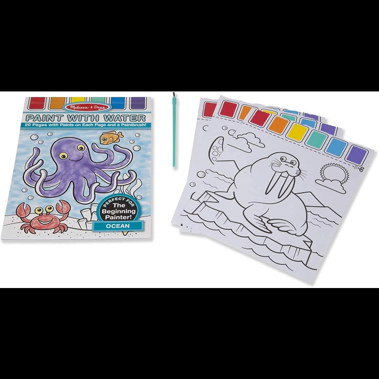 Paint with Water Kids' Art Pad- Ocean