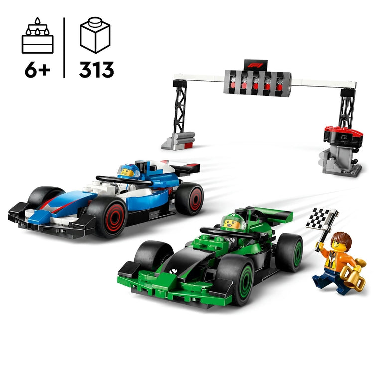 F1® Grid with VCARB & Sauber Race Cars- 313 Pcs