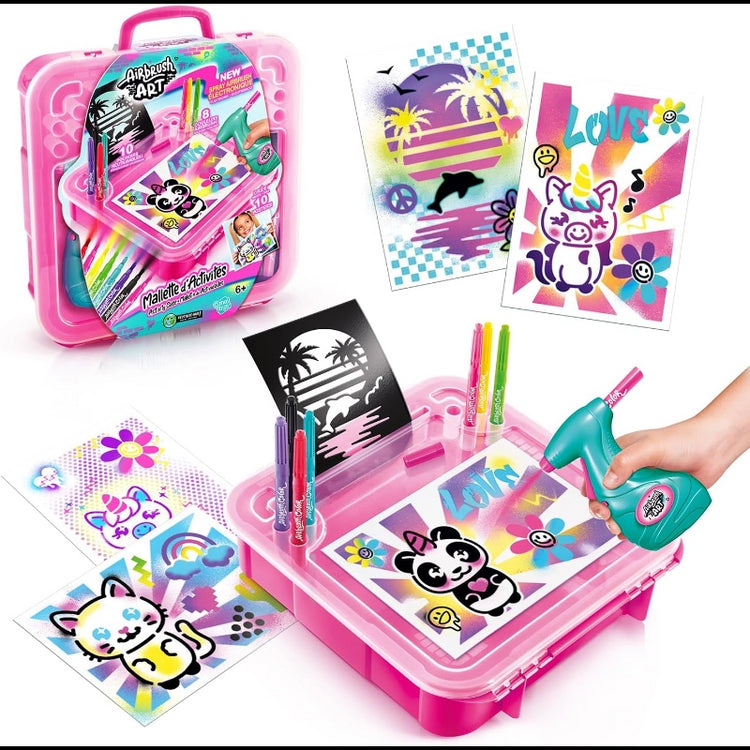 Airbrush Art Activity Case Set