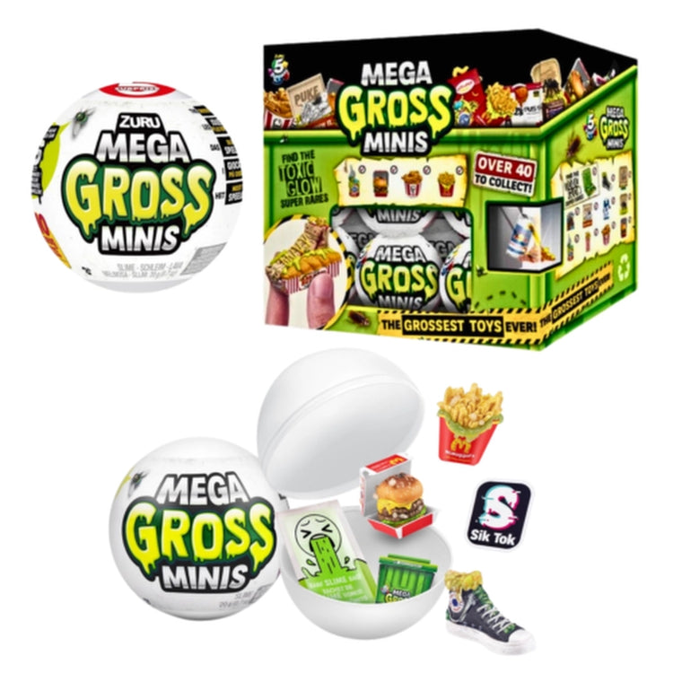 5 Surprise Mega Gross Minis Series 1- 18 Pcs- Gravity
