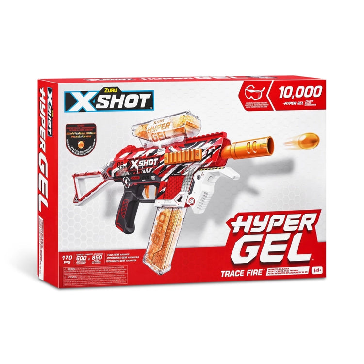X-Shot Hyper Gel Trace Fire Medium Blaster (10000 Gellets)