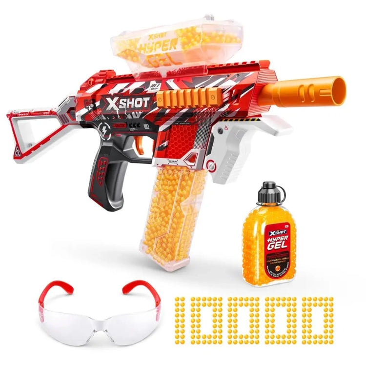 X-Shot Hyper Gel Trace Fire Medium Blaster (10000 Gellets)