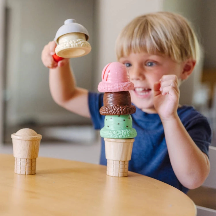 Scoop & Stack Ice Cream Cone Playset