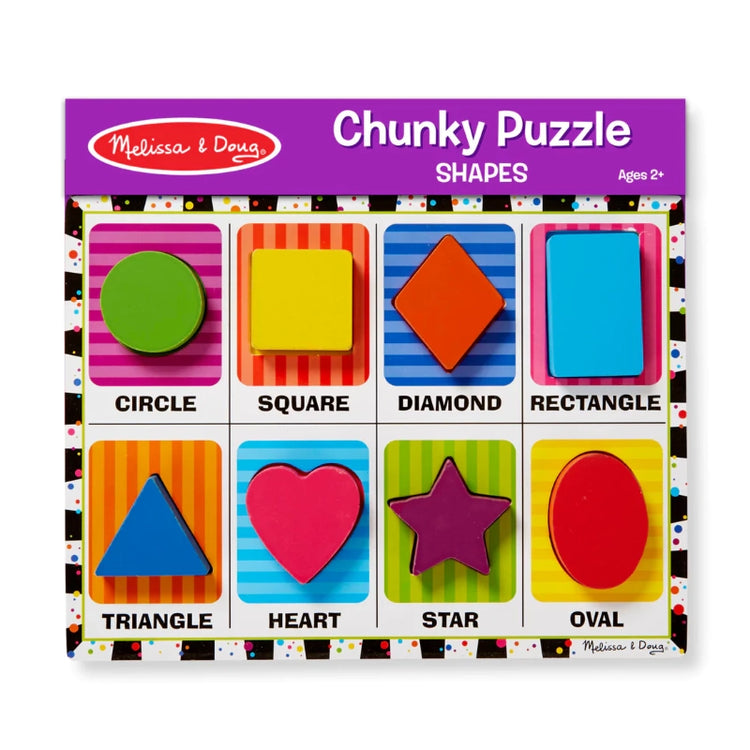 Shapes Chunky Puzzle- 8 Pieces