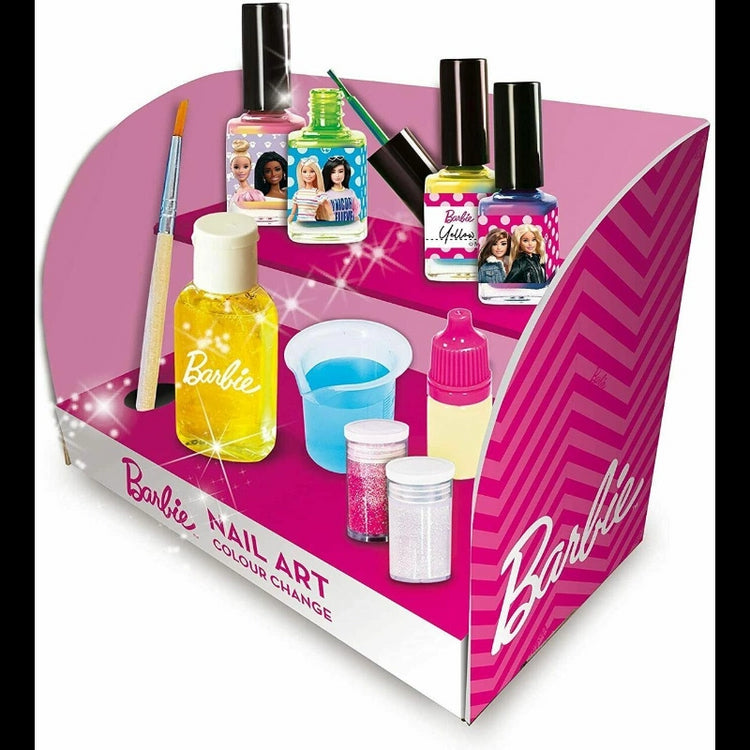 Barbie Nail Art Color Change