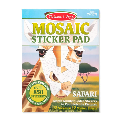 Mosaic Sticker Pad- Safari