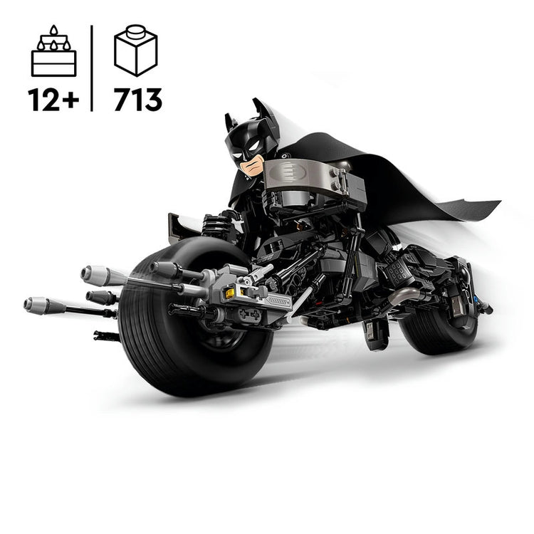 Batman Construction Figure and the Bat-Pod Bike- 713 Pcs