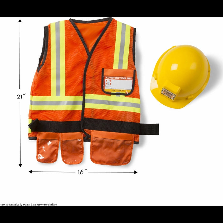 Construction Worker Role Play Costume Set