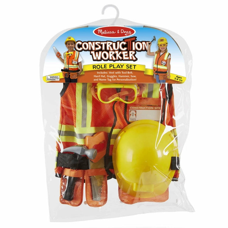 Construction Worker Role Play Costume Set