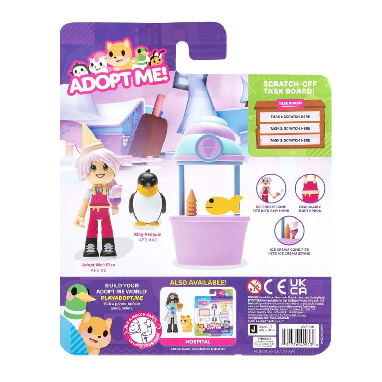 Adopt Me- 2 Figure Pack (Friends Pack)- Ice Cream Parlour