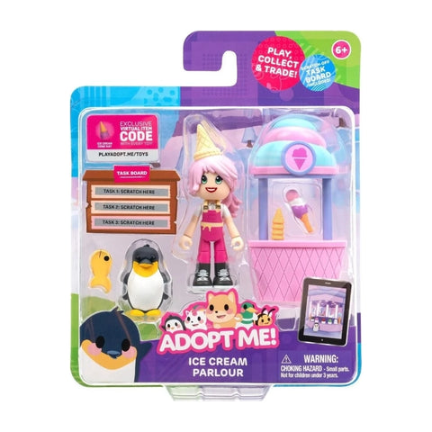 Adopt Me- 2 Figure Pack (Friends Pack)- Ice Cream Parlour