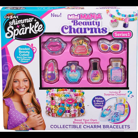 Shimmer 'n Sparkle Mini Mania Beauty Charms Bracelet Maker