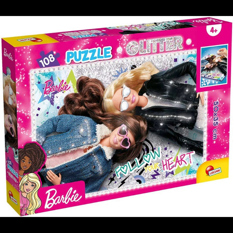 Barbie Puzzle Glitter Plus Best Day Ever- 108 Pcs
