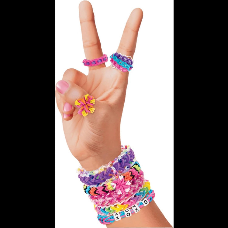 Shimmer 'n Sparkle Cra-Z-Loom Rubber Band Bracelet Kit