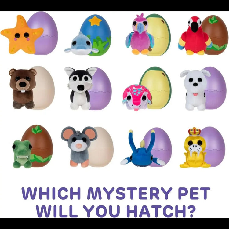 Adopt Me- Little Plush (Surprise Plush Pets) Assortment- 12 Pcs