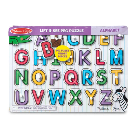 See-Inside Alphabet Peg Puzzle- 26 pieces