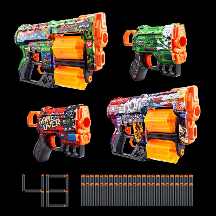 X-Shot Skins Dread & Menace Combo Pack (48 Dart)