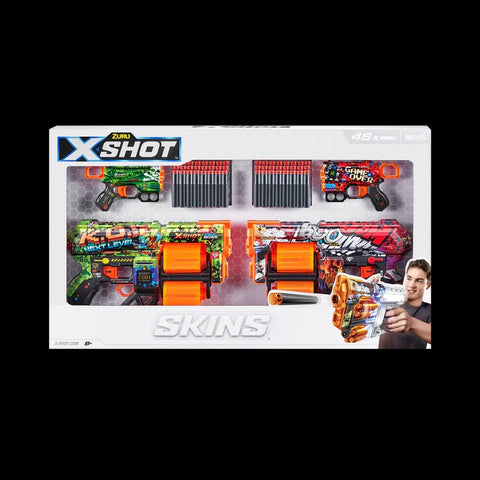 X-Shot Skins Dread & Menace Combo Pack (48 Dart)