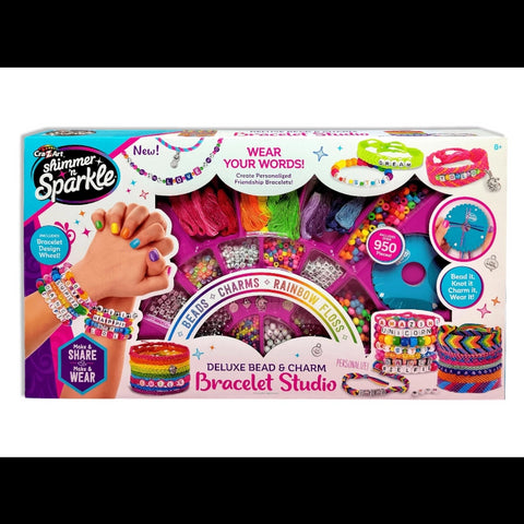 Shimmer 'n Sparkle Deluxe Bead & Charm Bracelet Studio