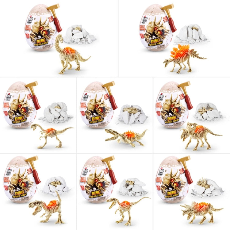 Robo Alive Dino Fossil Find Mini Surprise Egg Series 1 Asst.- 6 Pcs- PDQ