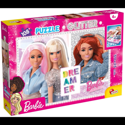Barbie Puzzle Glitter Plus Best Friends Forever- 108 Pcs