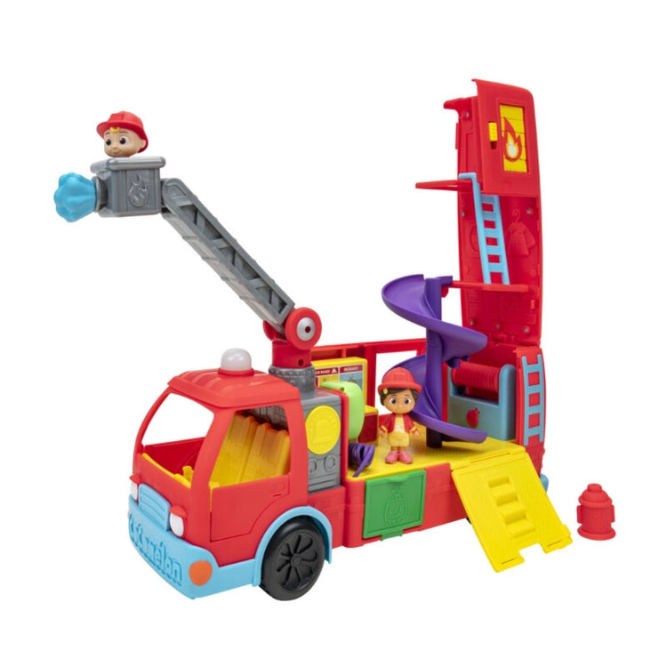 CoComelon Feature Vehicle- Deluxe Transforming Fire Truck