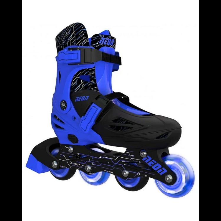 Neon Combo Skates 2-in-1 Blue/Black