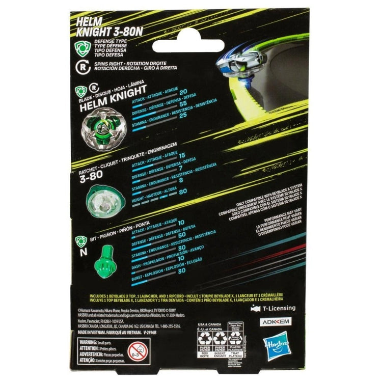 Beyblade X Helm Knight 3-80N