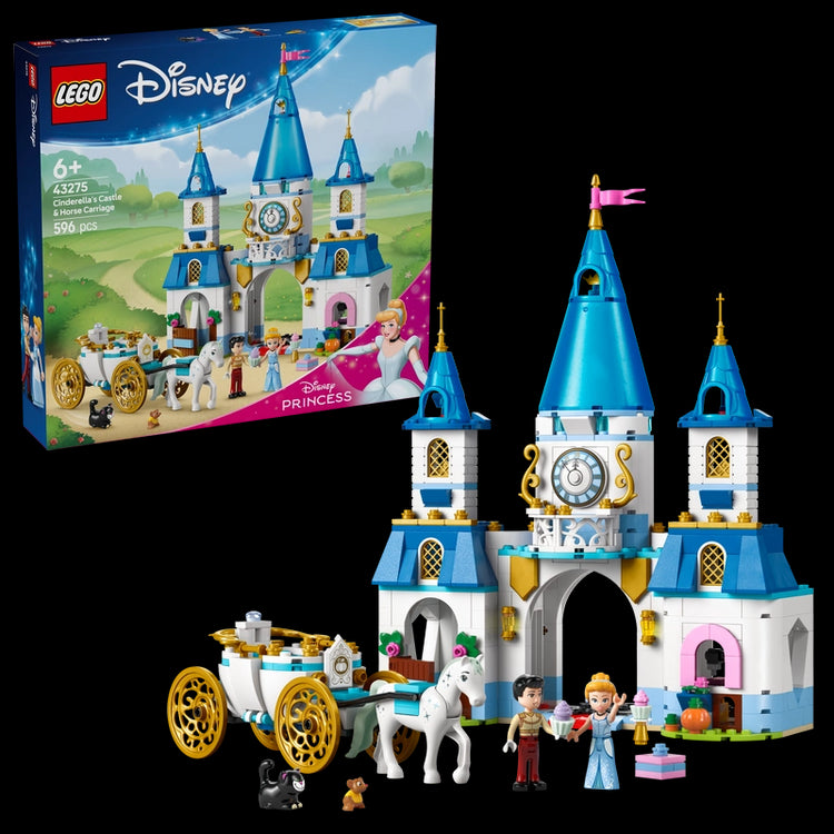 Cinderella's Castle & Horse Carriage- 596 Pcs