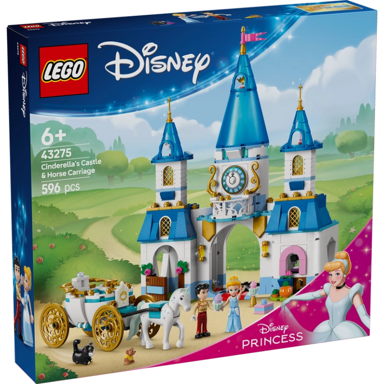 Cinderella's Castle & Horse Carriage- 596 Pcs