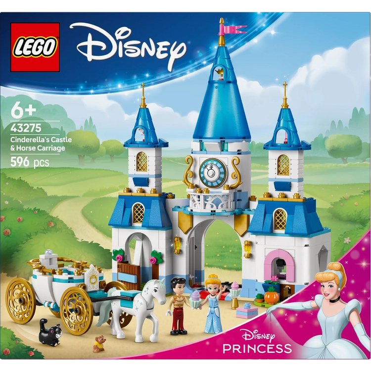 Cinderella's Castle & Horse Carriage- 596 Pcs