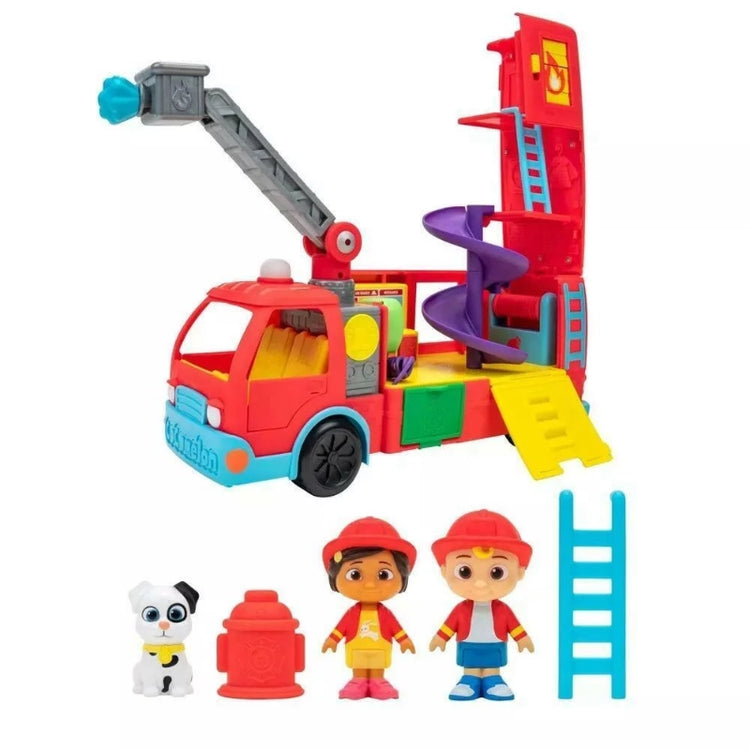 CoComelon Feature Vehicle- Deluxe Transforming Fire Truck
