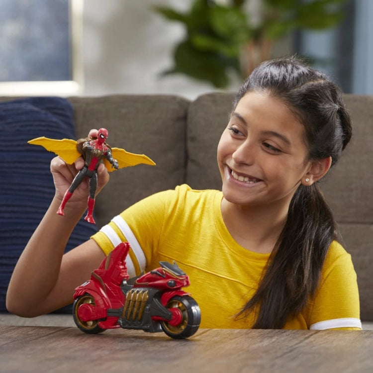 Spider-Man Deluxe Jet Web Cycle with 6-Inch Figure
