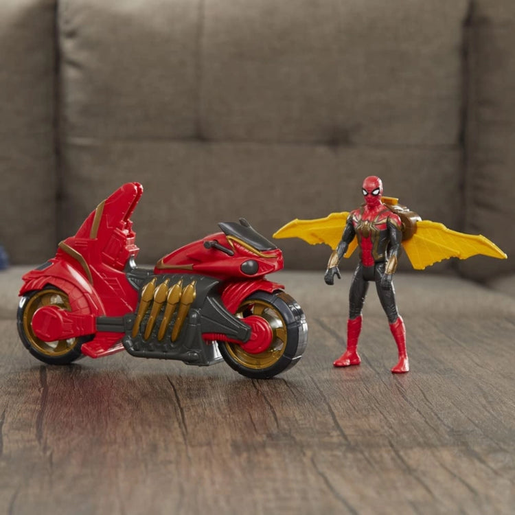 Spider-Man Deluxe Jet Web Cycle with 6-Inch Figure