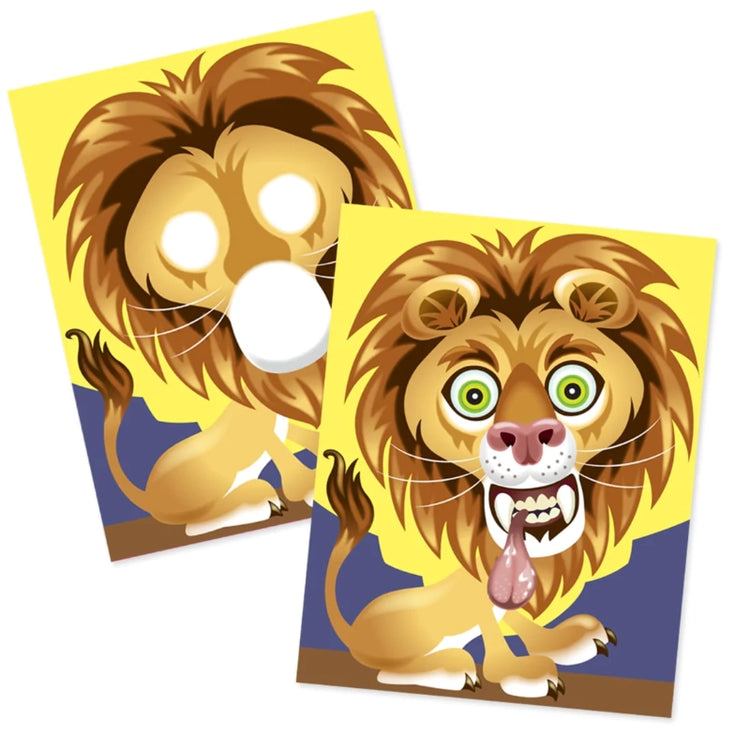 Make-A-Face Crazy Animals Sticker Pad