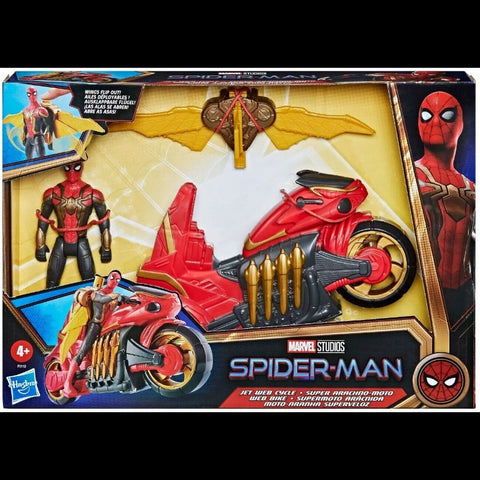Spider-Man Deluxe Jet Web Cycle with 6-Inch Figure