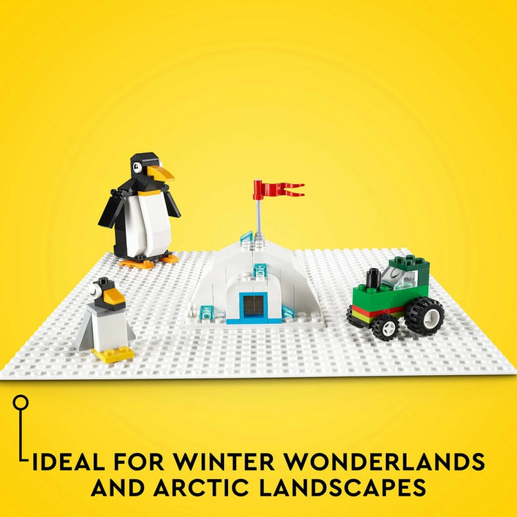 White Baseplate- 1 Pcs
